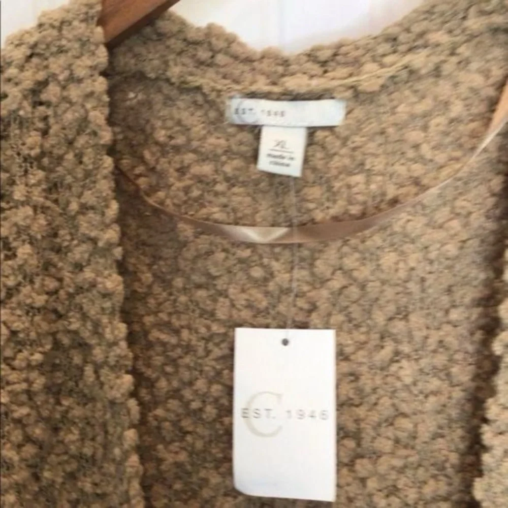 ❄️ Cato | Teddy Duster Sweater Burlap Cardigan Boho Fall